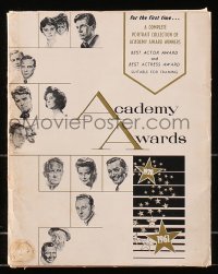3f0450 ACADEMY AWARDS PORTFOLIO art portfolio 1962 Volpe art of all Best Actor & Actress winners!