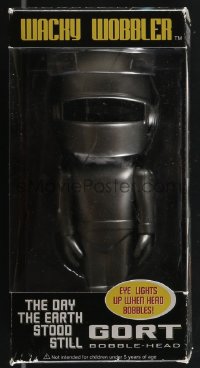 3f0133 DAY THE EARTH STOOD STILL Gort bobble head figure 1985 eyes light up when his head bobbles!