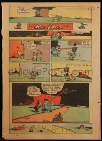 3f0089 KRAZY KAT/GRIN & BEAR IT Sunday News Comics Page 1941 George Herriman & Lichty cartoon art!
