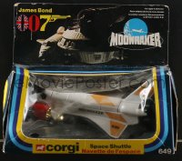 3f0124 MOONRAKER die-cast metal toy 1979 James Bond 007, cool space shuttle!