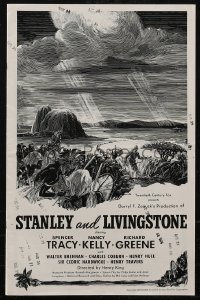 3f0335 STANLEY & LIVINGSTONE pressbook 1939 Spencer Tracy as the explorer of unknown Africa, rare!