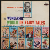 3f0429 WONDERFUL WORLD OF FAIRY TALES record jacket 1959 Classics Illustrated Junior, ONLY THE SLEEVE!