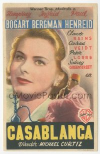 3f1205 CASABLANCA Spanish herald 1946 different image of Ingrid Bergman, Michael Curtiz classic!
