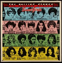 3f0055 ROLLING STONES 24x24 English music poster 1978 Some Girls, Peter Corriston art!