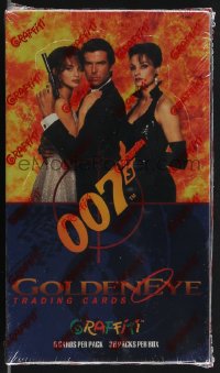 3f0099 GOLDENEYE trading card box 1995 Brosnan as Bond, Izabella Scorupco, Famke Janssen, 288 cards!