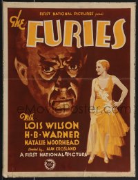 3f0230 FURIES WC 1930 art of pretty Lois Wilson & headshot of creepy H.B. Warner!