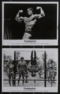 3f1439 PUMPING IRON 9 8x10 stills 1977 images of young bodybuilder Arnold Schwarzenegger!