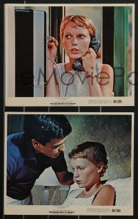 3f1414 ROSEMARY'S BABY 12 color 8x10 stills 1968 John Cassavetes, Mia Farrow, Roman Polanski classic!