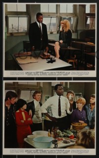 3f1481 TO SIR, WITH LOVE 6 color 8x10 stills 1967 Sidney Poitier, Geeson, directed by James Clavell!