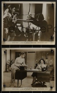 3f1511 WASP WOMAN 4 8x10 stills 1959 includes a great scenes of the insect-headed monster attacking!