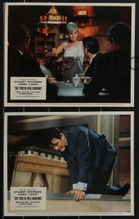 3f1314 AMERICAN DREAM 8 color English FOH LCs 1966 Norman Mailer, Janet Leigh, Whitman, Sullivan!