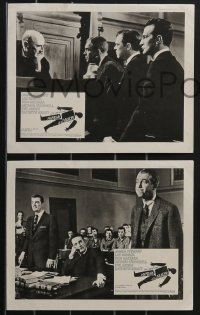 3f1315 ANATOMY OF A MURDER 8 English FOH LCs 1959 Otto Preminger, Stewart, Remick, Scott, different!