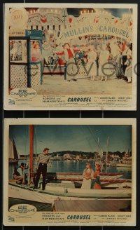 3f1317 CAROUSEL 8 color English FOH LCs 1956 Shirley Jones, Mitchell, Rodgers & Hammerstein musical!