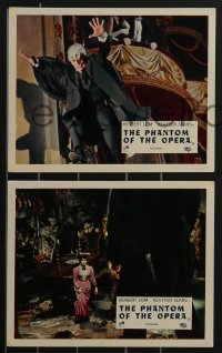 3f1341 PHANTOM OF THE OPERA 5 color English FOH LCs 1962 Terence Fisher Hammer horror, Herbert Lom!