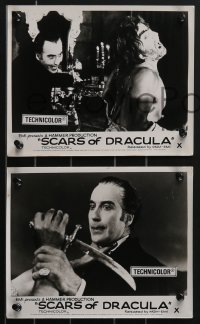 3f1337 SCARS OF DRACULA 7 English FOH LCs 1970 vampire Christopher Lee, Hammer horror!