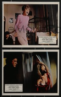 3f1331 WAIT UNTIL DARK 8 color English FOH LCs 1968 blind Audrey Hepburn is terrorized by Alan Arkin!