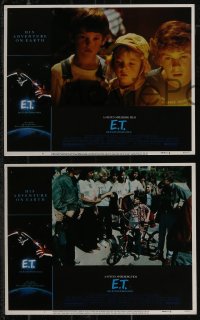 3f0817 E.T. THE EXTRA TERRESTRIAL 8 LCs 1982 Steven Spielberg classic, Henry Thomas, Drew Barrymore!