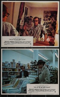 3f0832 PLAY IT AGAIN, SAM 8 LCs 1972 Woody Allen, Diane Keaton, Jerry Lacy as Humphrey Bogart