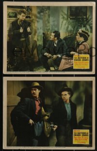 3f0856 RETURN OF FRANK JAMES 4 LCs 1940 Henry Fonda, Gene Tierney, Cooper, directed by Fritz Lang!
