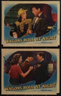 3f0863 WAGONS ROLL AT NIGHT 3 LCs 1941 Humphrey Bogart, Joan Leslie, Eddie Albert & Sylvia Sidney!
