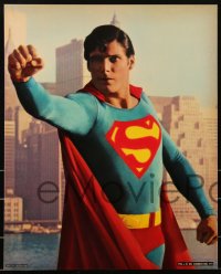3f0095 SUPERMAN 4 color 16x20 stills 1978 DC superhero Christopher Reeve, Brando, York!