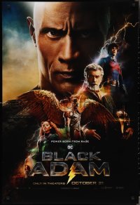 3g0703 BLACK ADAM teaser DS 1sh 2022 power born from rage, Dwayne Johnson in the title role!