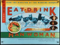 3g0131 EAT DRINK MAN WOMAN DS British quad 1994 Ang Lee, 3 sexy Asian sisters, ingredients of life!