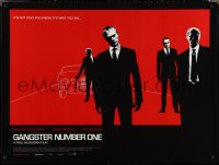 3g0135 GANGSTER NUMBER 1 DS British quad 2001 many Paul Bettanys in front of car!
