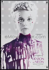 3g0001 NEON DEMON teaser Canadian 1sh 2016 Elle Fanning covered in paint, Nicolas Winding Refn!