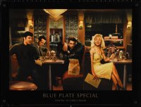 3g0464 CHRIS CONSANI 24x32 commercial poster 2003 Monroe, Elvis, Bogart, Dean, Blue Plate Special!