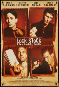 3g0472 LOCK, STOCK & TWO SMOKING BARRELS 27x40 English commercial poster 1998 Guy Ritchie, Jason Statham!