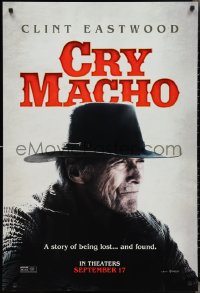 3g0731 CRY MACHO teaser DS 1sh 2021 Clint Eastwood, a story of being lost... and found!