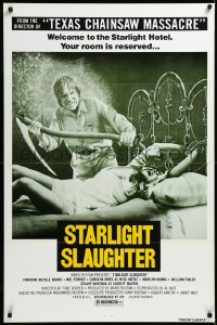 3g0748 EATEN ALIVE 1sh 1977 Tobe Hooper, wild image of sexy bound girl on bed, Starlight Slaughter!