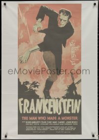 3g0063 FRANKENSTEIN Egyptian poster R2000s best artwork of Boris Karloff as the monster!