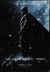 3g0122 DARK KNIGHT RISES teaser English 1sh 2012 Christian Bale as Batman, the legend ends!