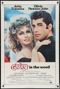 3g0785 GREASE 1sh 1978 c/u of John Travolta & Olivia Newton-John in a most classic musical!