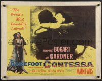 3g0531 BAREFOOT CONTESSA style B 1/2sh 1954 art of sexy full-length Ava Gardner & c/u with lover!
