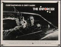 3g0545 ENFORCER 1/2sh 1976 Bill Gold image of Eastwood as Dirty Harry with gun through windshield!