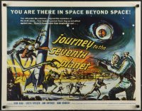 3g0562 JOURNEY TO THE SEVENTH PLANET 1/2sh 1961 they have terrifying powers of mind over matter!