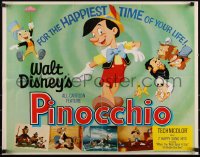 3g0571 PINOCCHIO 1/2sh R1962 Disney cartoon about a wooden boy who wants to be real!