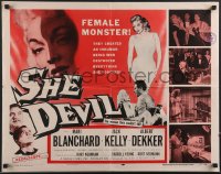 3g0574 SHE DEVIL 1/2sh 1957 sexy inhuman female monster who destroyed everything she touched!