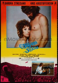 3g0196 STAR IS BORN Italian 26x37 pbusta 1977 Kris Kristofferson & Barbra Streisand, rock 'n' roll!