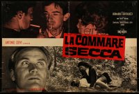 3g0222 GRIM REAPER Italian 18x27 pbusta 1963 first Bernardo Bertolucci, written by Pasolini!