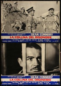 3g0217 HILL 10 Italian 19x26 pbustas 1965 Sean Connery in military prison, Sidney Lumet!