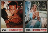 3g0214 DR. NO set of 4 Italian 13x18 pbustas R1970s Connery as Bond with Ursula Andress and Gayson!
