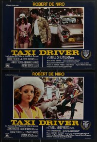 3g0212 TAXI DRIVER set of 6 Italian 13x18 pbustas R1970s Robert De Niro, Foster, Martin Scorsese!