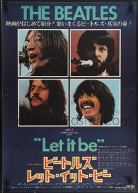 3g0311 LET IT BE Japanese 1970 Beatles, John Lennon, Paul McCartney, Ringo Starr, George Harrison!