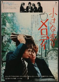 3g0374 MELODY Japanese 12x17 press sheet 1971 Lester & Wild, how old is old enough for first love!