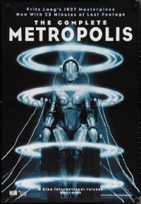 3g0865 METROPOLIS 1sh R2010 Fritz Lang, classic robot art from the first German release!