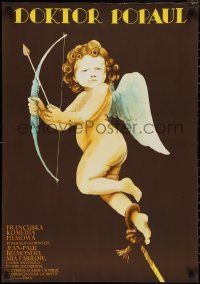 3g0080 HIGH HEELS Polish 23x33 1972 Chabrol directed, Jean-Paul Belmondo, Erol art of Cupid!